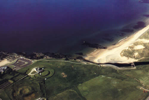 Picture showing the mouth of the River Bush