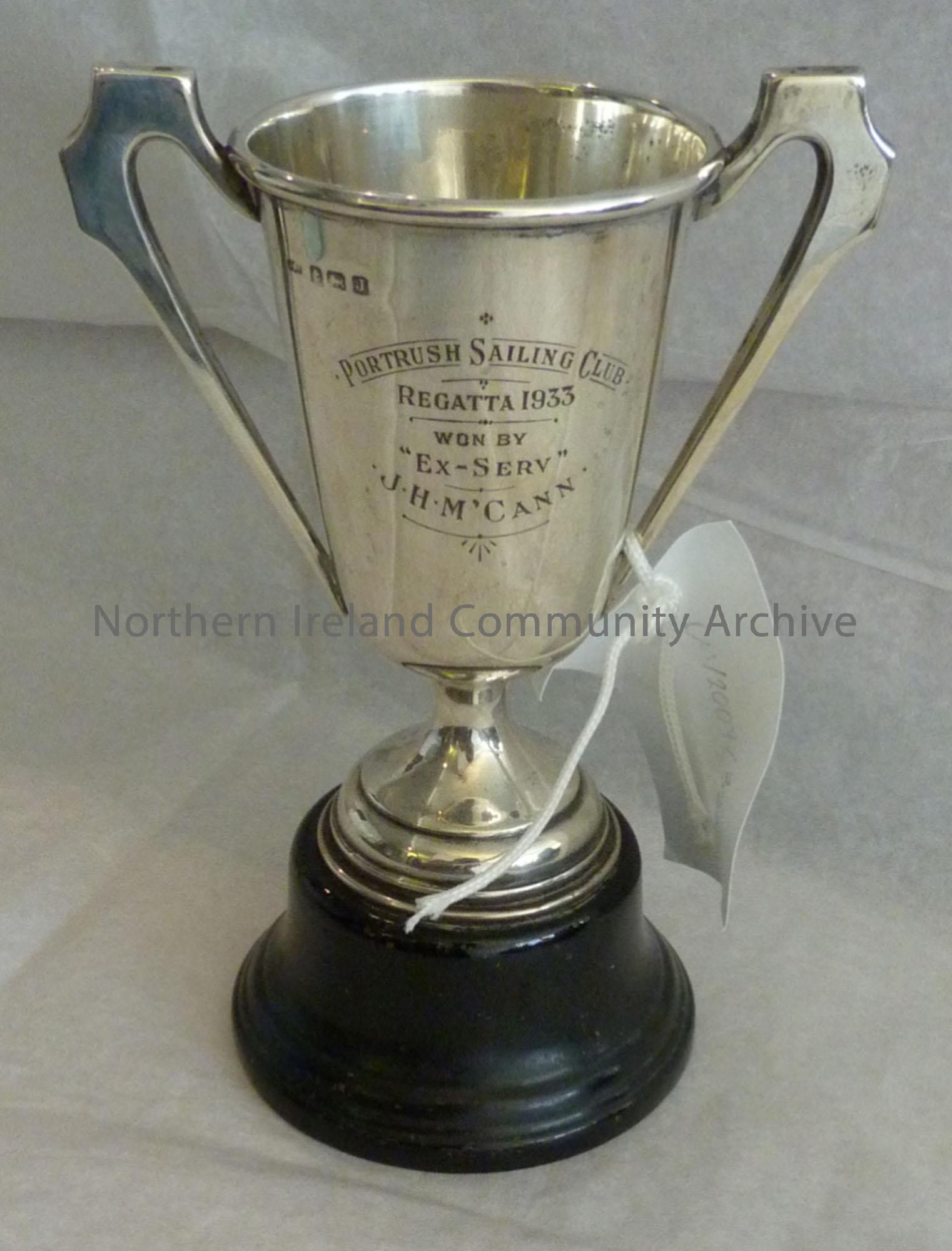Portrush Sailing Club Regatta cup 1933