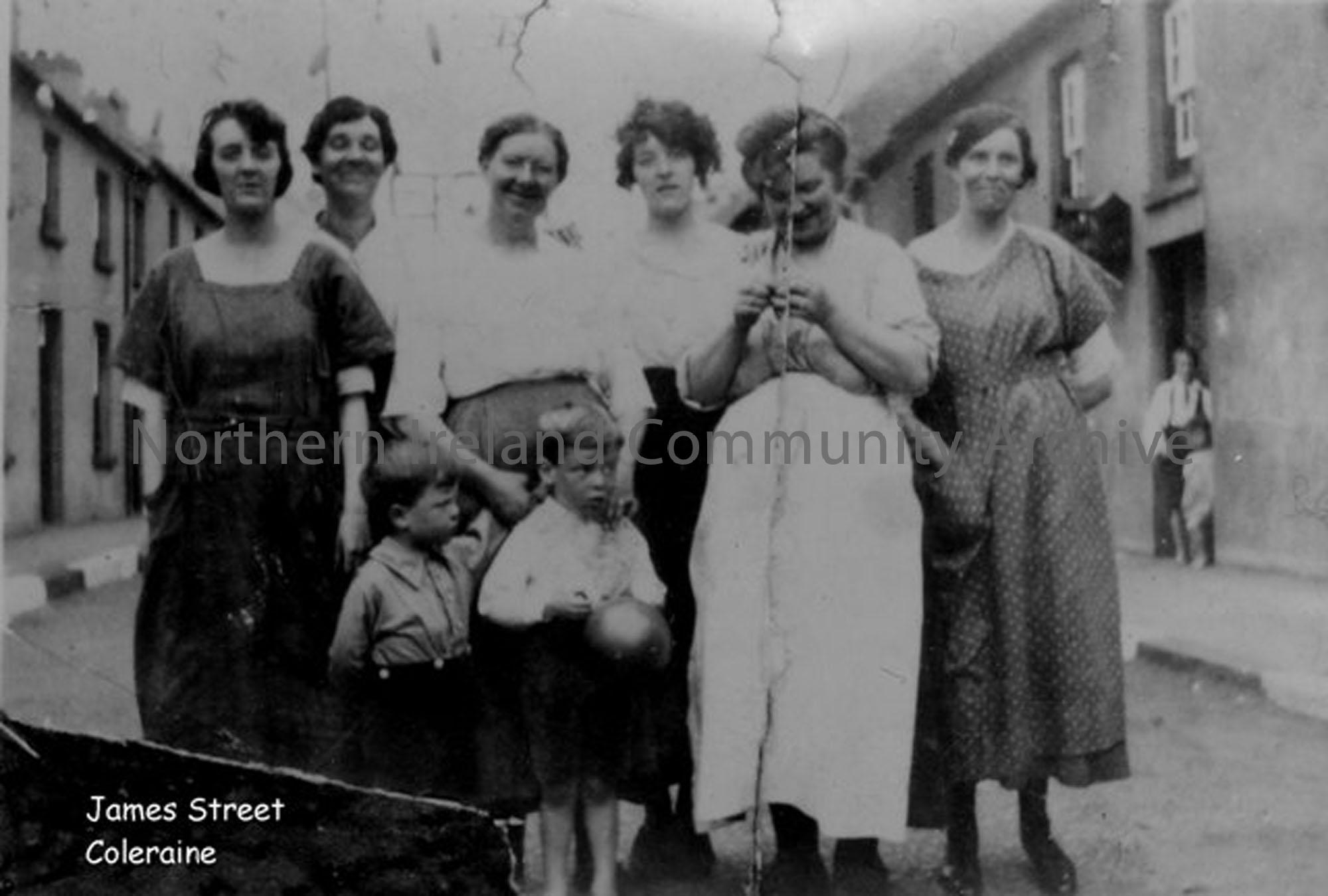 Group of ladies in James Street