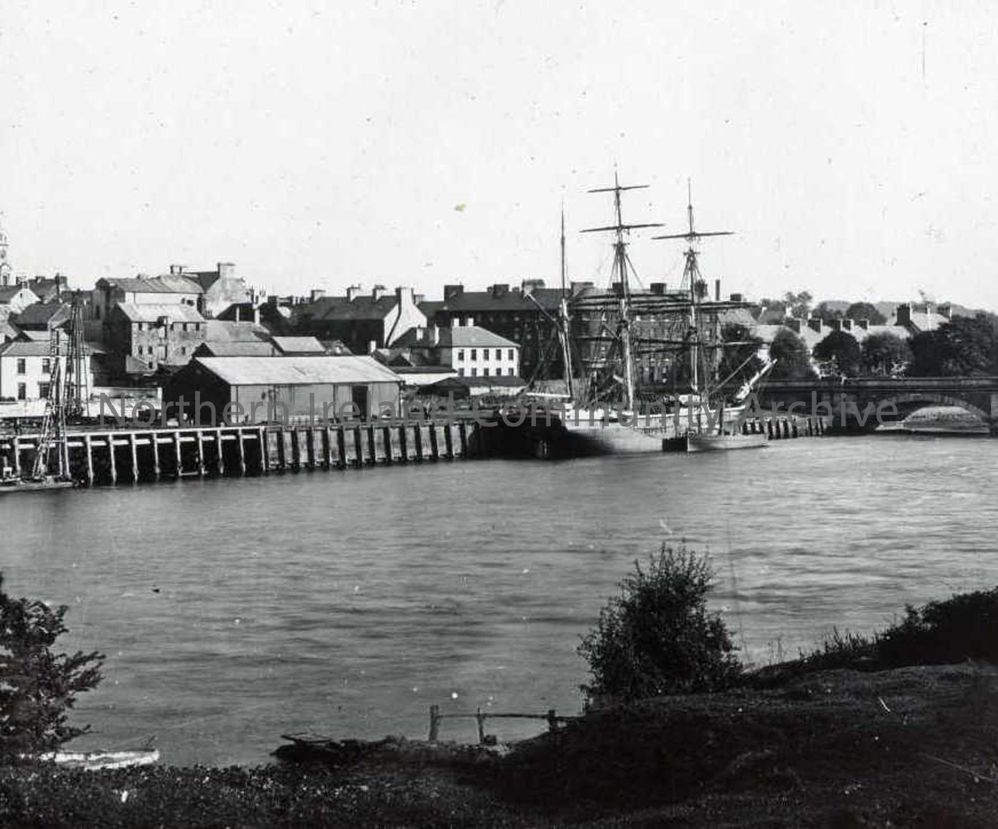 Coleraine Harbour (as titled by Sam Henry)