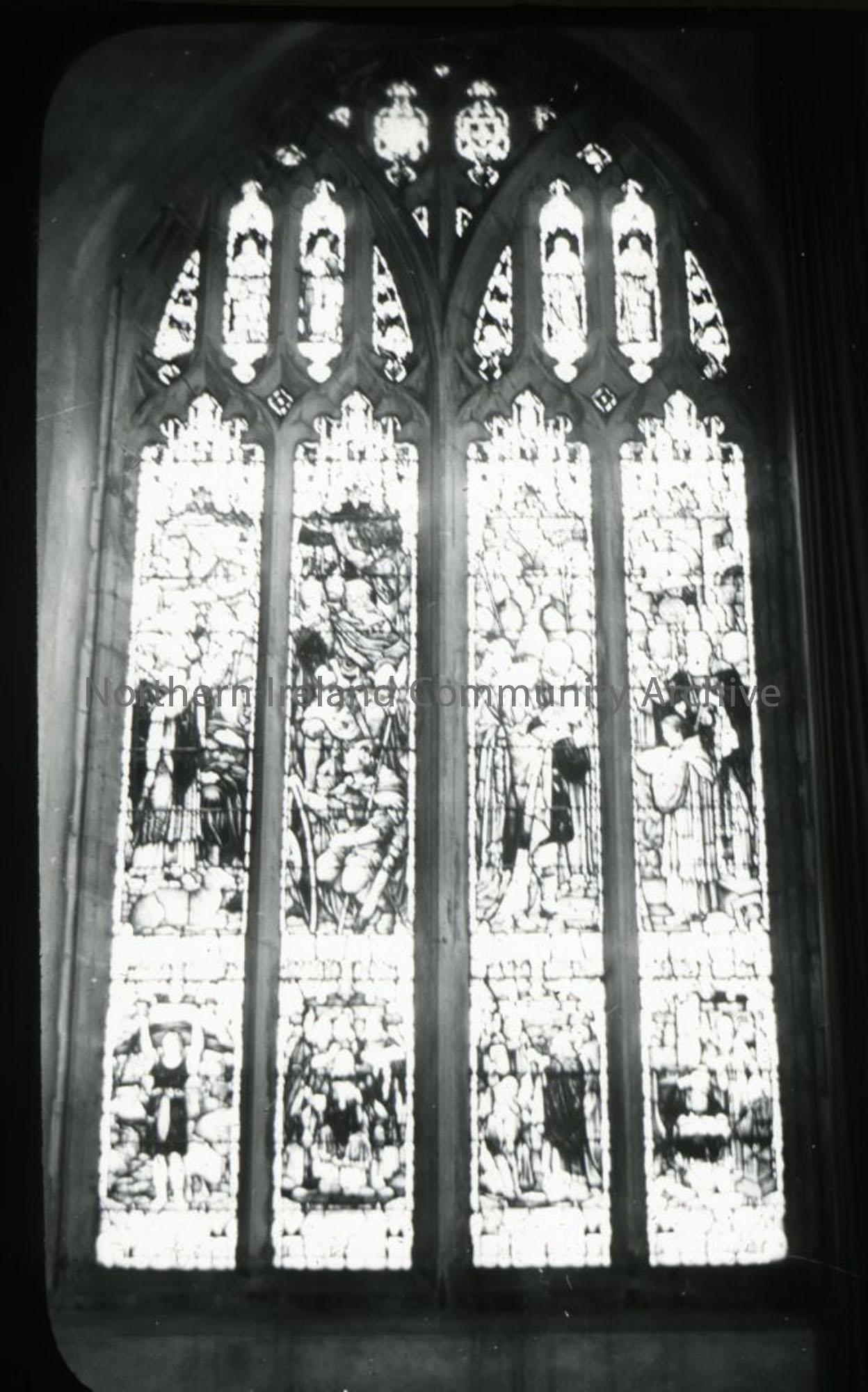 St Patrick`s Window (West) as titled by Sam Henry