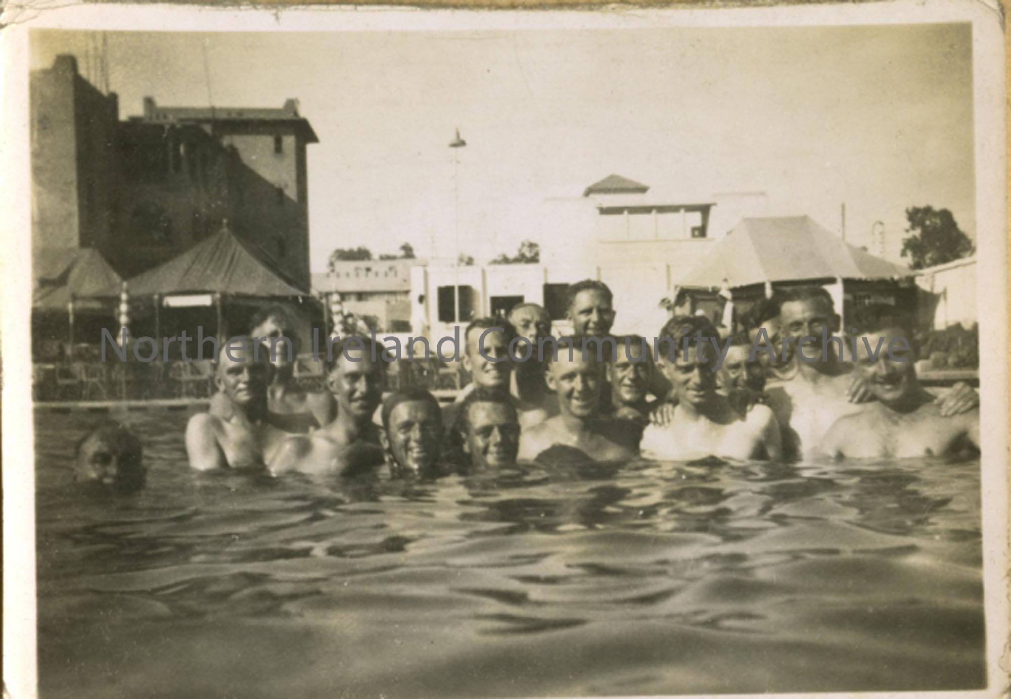 Soldiers in Heliopolis Swimming pool