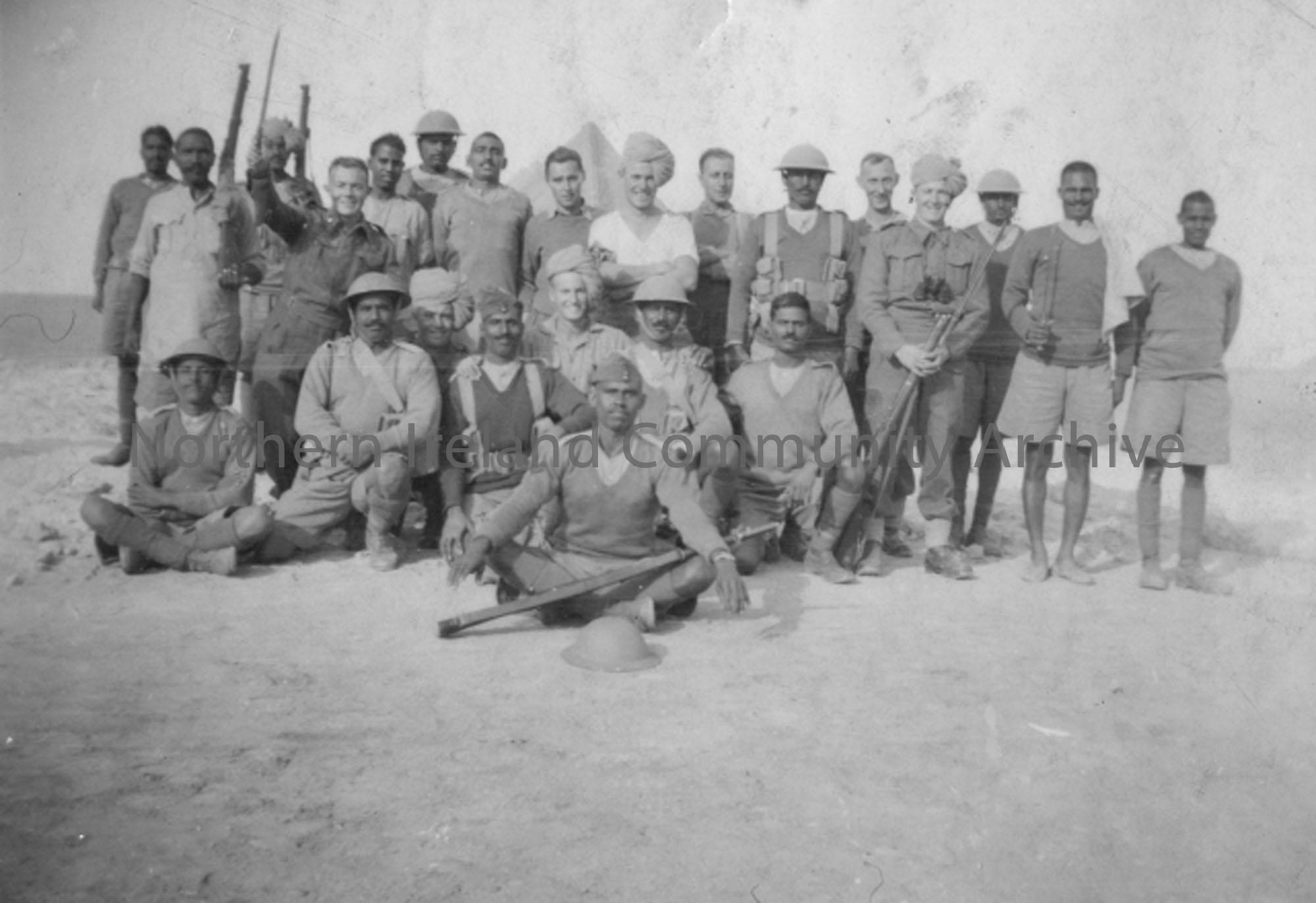Gunners and some Indian Troops