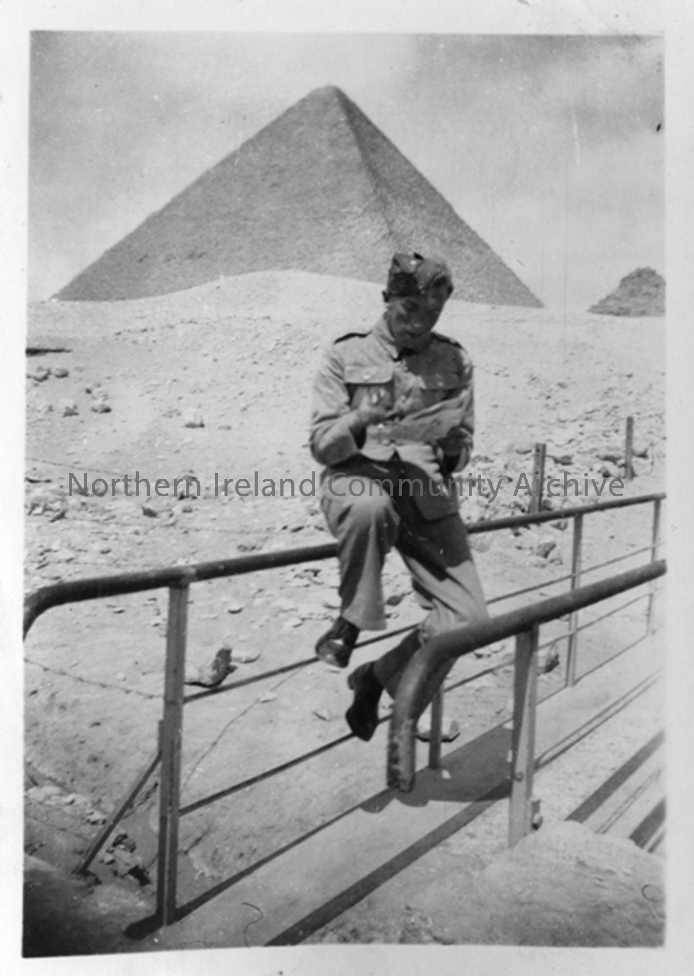 J Robinson at the Pyramids