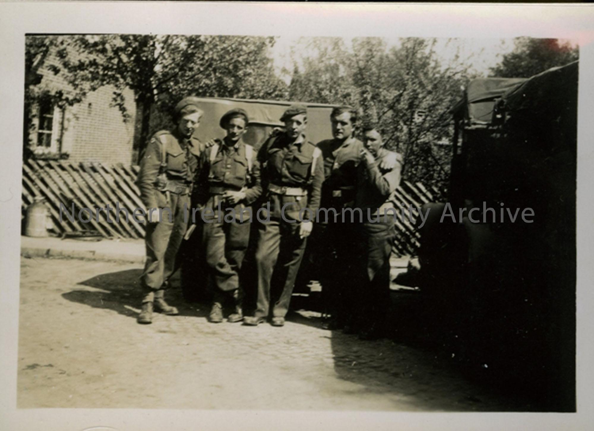 Group of soldier in Damme, Germany
