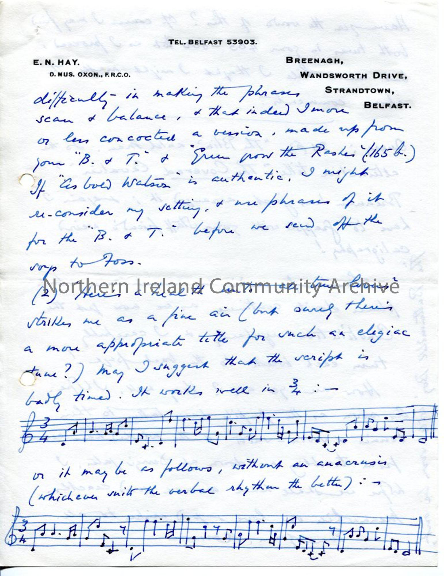 Page 3 of 5, Letter from Norman Hay, 25.6.1939