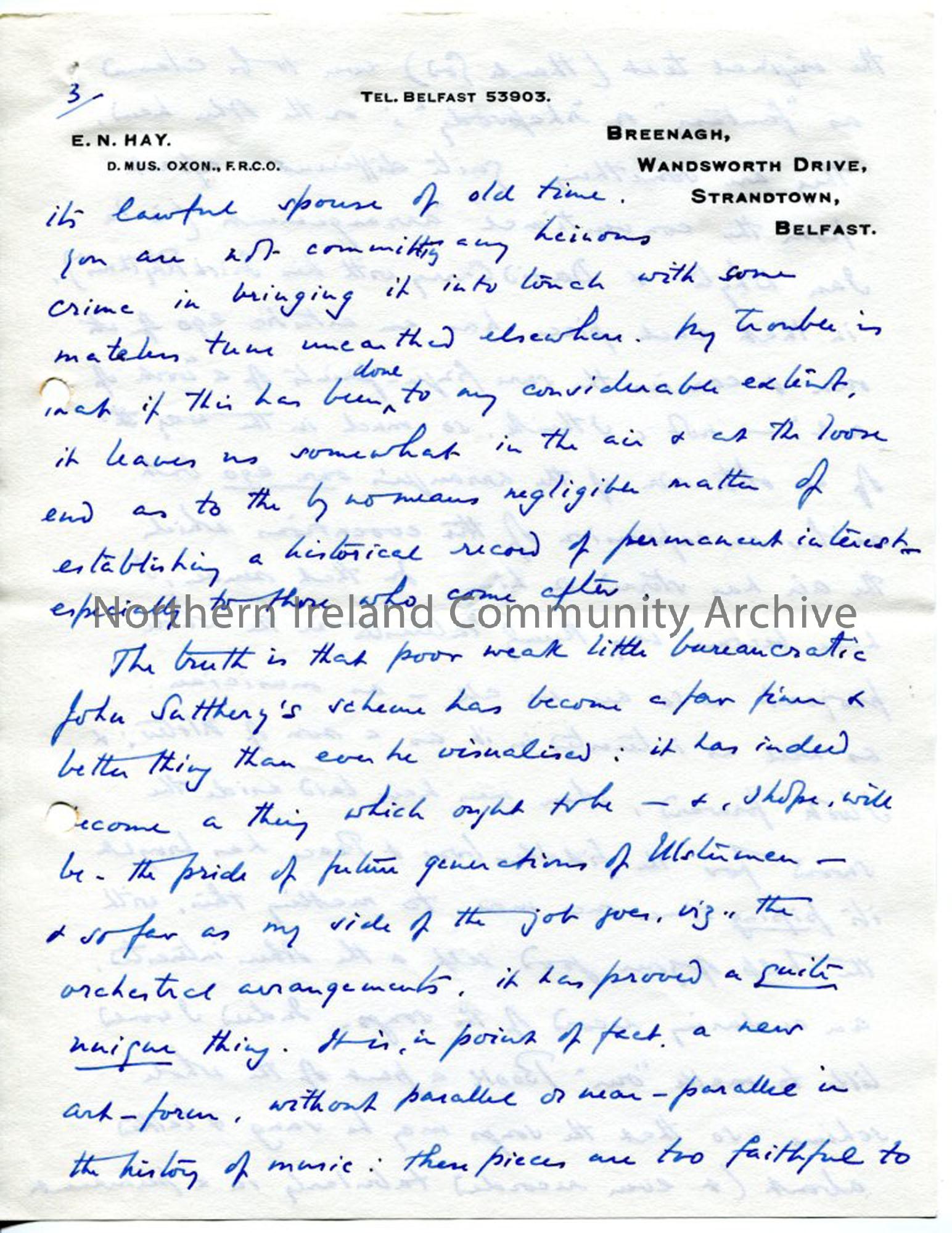 Page 5 of 8 – Letter from Norman Hay, 27.9.1939