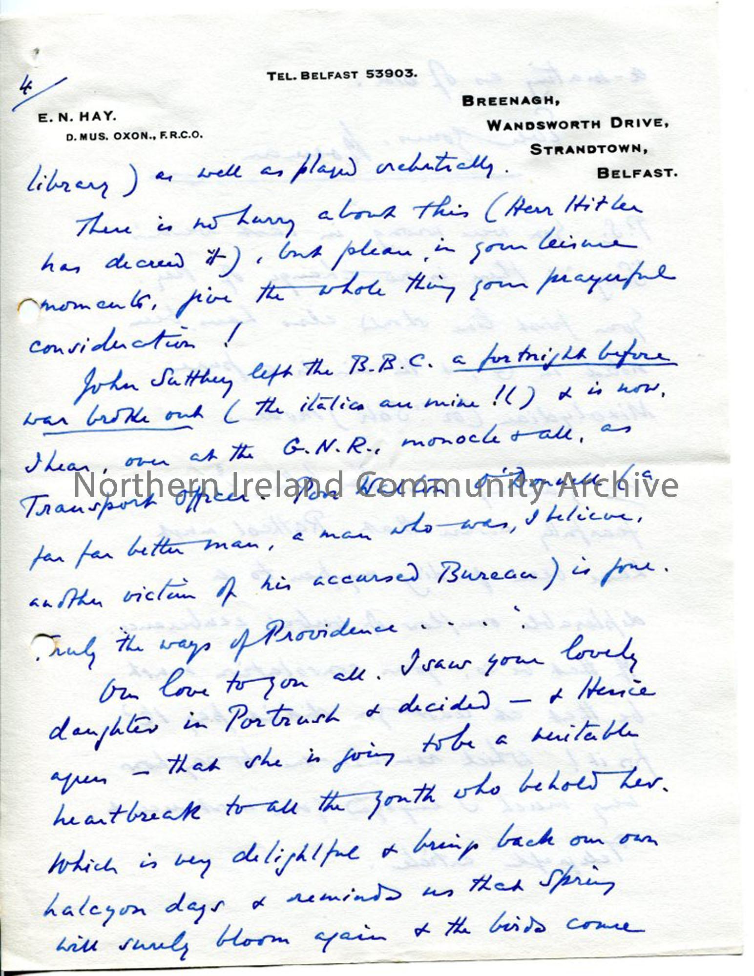 Page 7 of 8 – Letter from Norman Hay, 27.9.1939