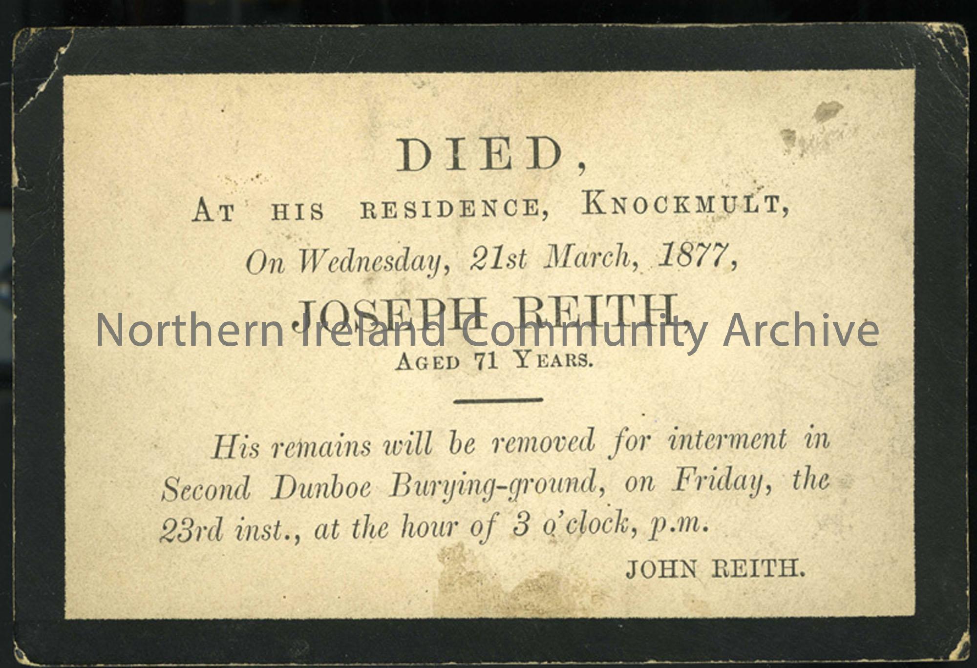 Funeral Card (6745)