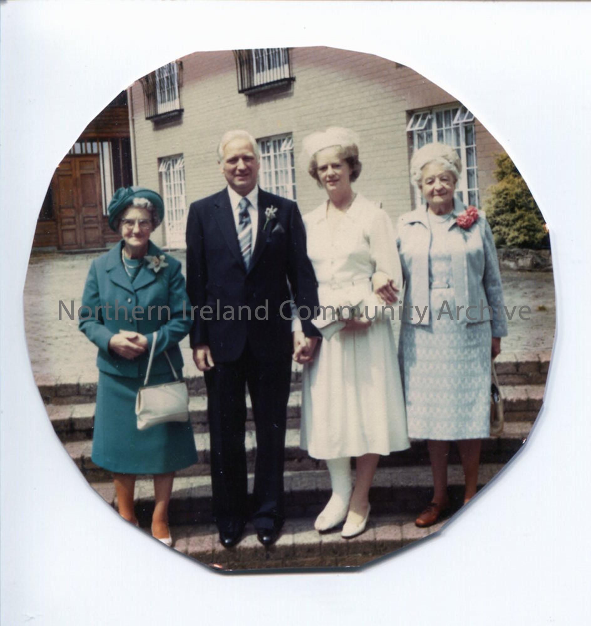 Wedding of Ada and Don Elston, 1981