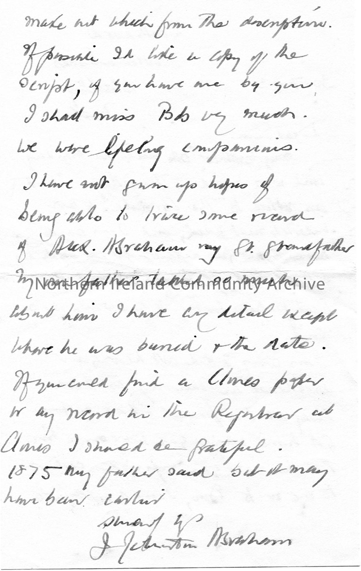 Letter from James Johnston Abraham 30.7.1943 (2)