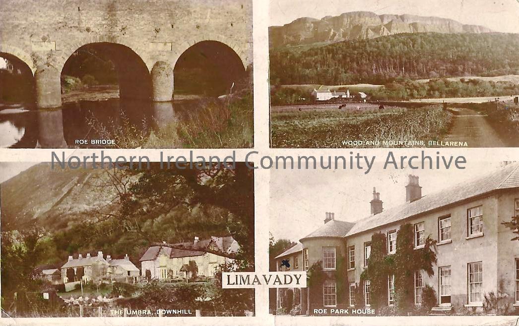 Roe Bridge, The Umbra, Downhill, Wood and Mountains, Bellarena, Roe park House, Limavady