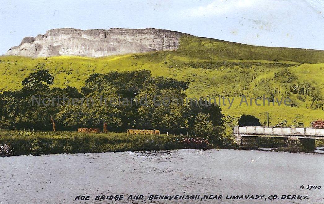 Roe Bridge and Benevenagh, near Limavady, Co. Derry