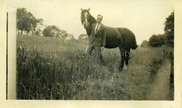 Mervyn Craig and horse 1937