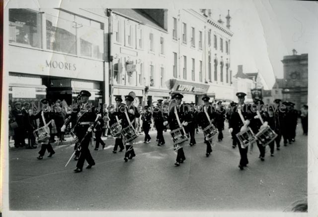 Uniformed Band marching