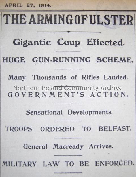“The Arming of Ulster”