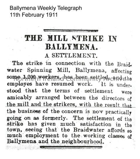 “The Mill Strike in Ballymena”