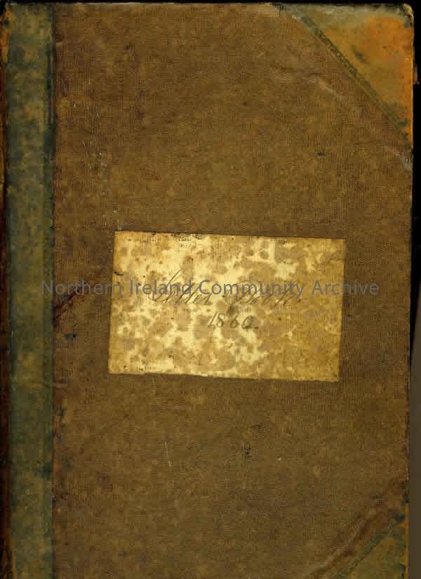 Book titled, Letter Book of McLoughlin Distiller of Coleraine (6856)