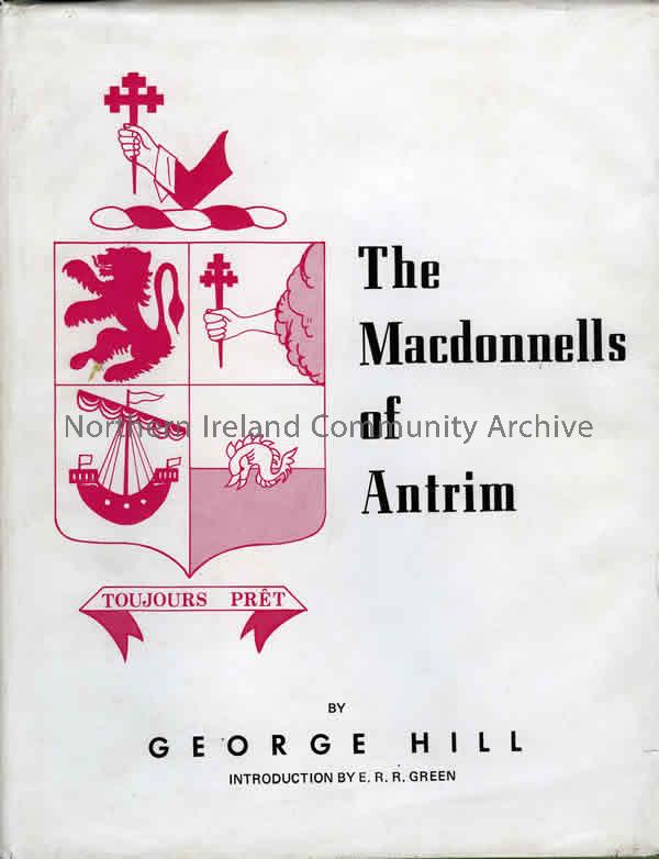 book titled, The Macdonnells of Antrim (3256)