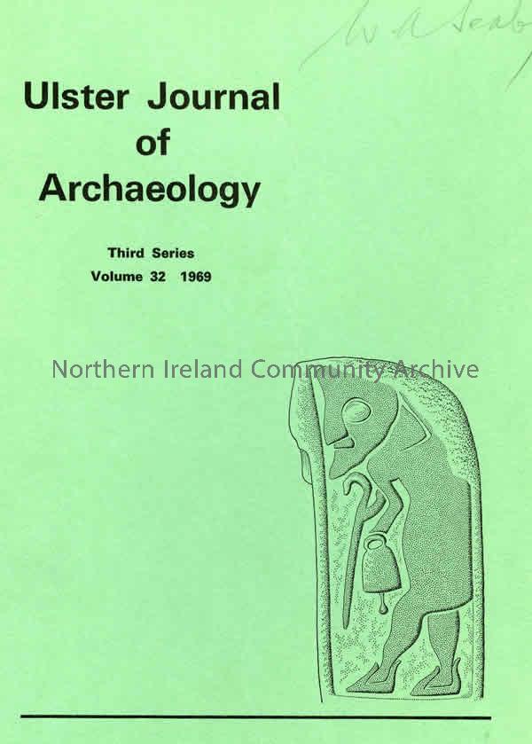 book titled, Ulster Journal of Archaeology. Third Series Volume 32, 1969 (5002)