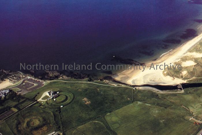 Lisanduff Bronze Age site.
This impressive site overlooks the mouth of the Bush. The possibility of an association with salmon and possibly salmon related rituals is hard to ignore.
Courtesy of the Centre for Maritime Archaeology. (3011)