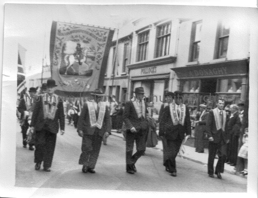 Black and white photographs of the Loyal Orange Lodge 53 and 465 – 2011.649 (2)