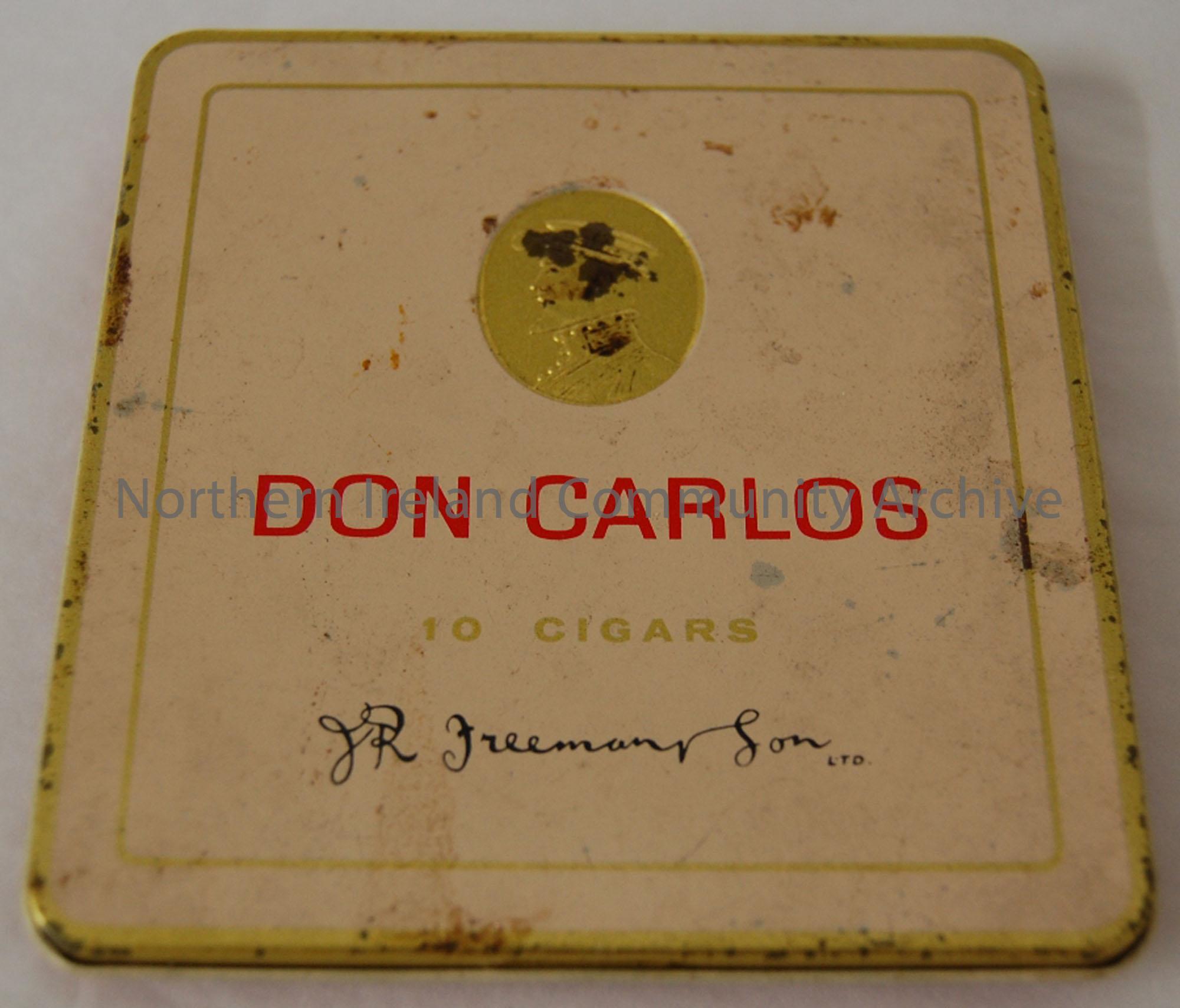 “Don Carlos” tobacco tin.