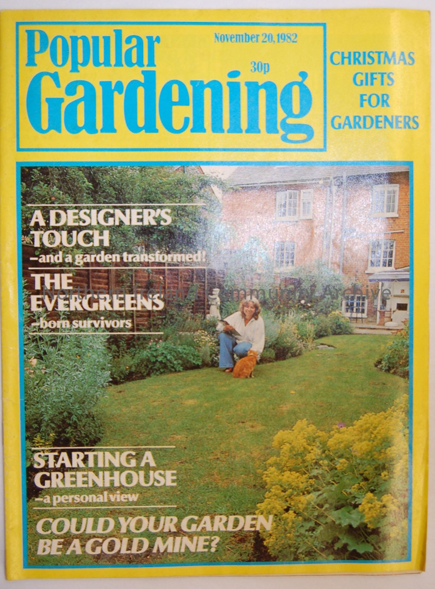 Popular Gardening. November 20, 1982. Price 30p.