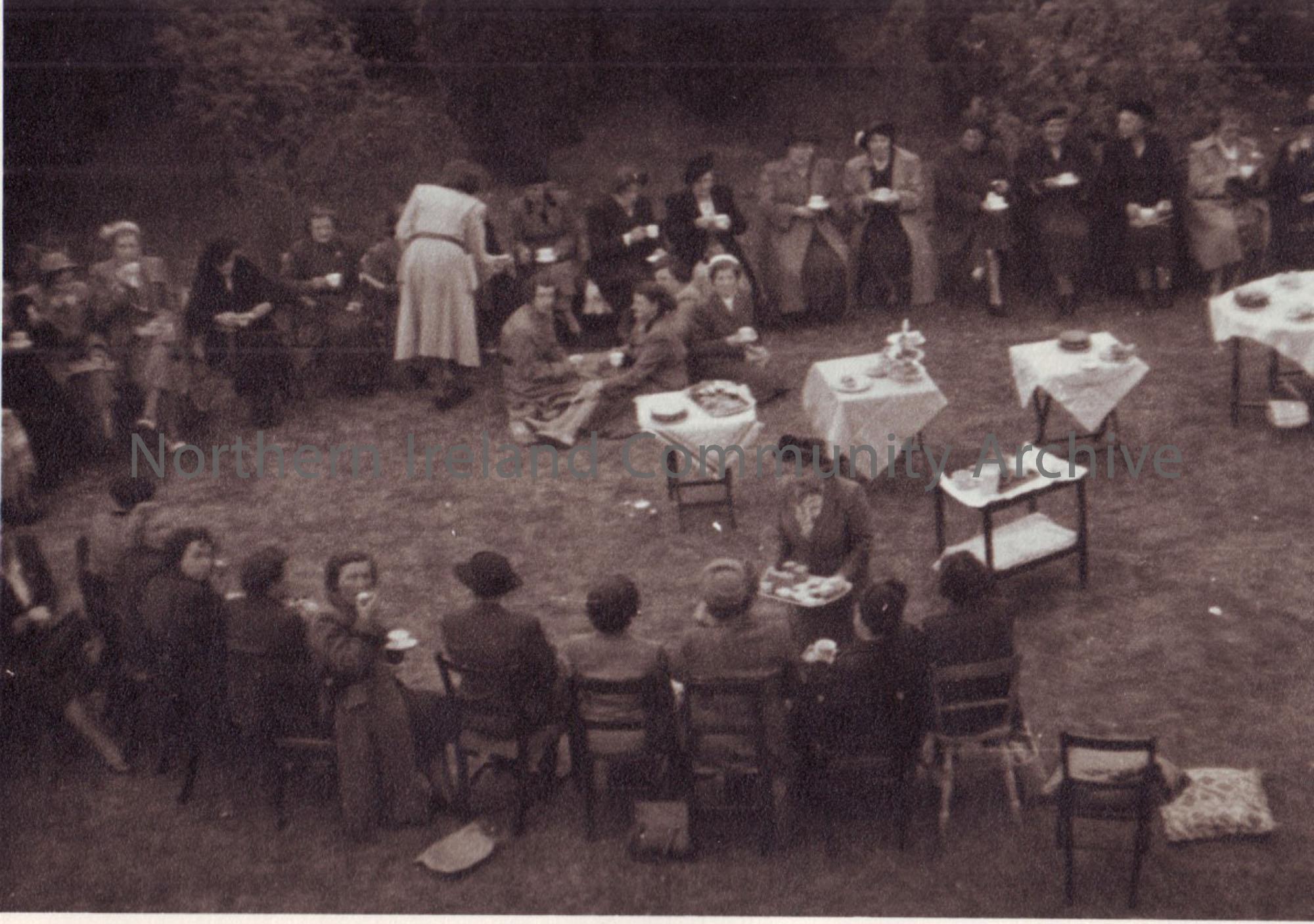 Ballymoney Women’s Institute Garden Party Early 1950’s.