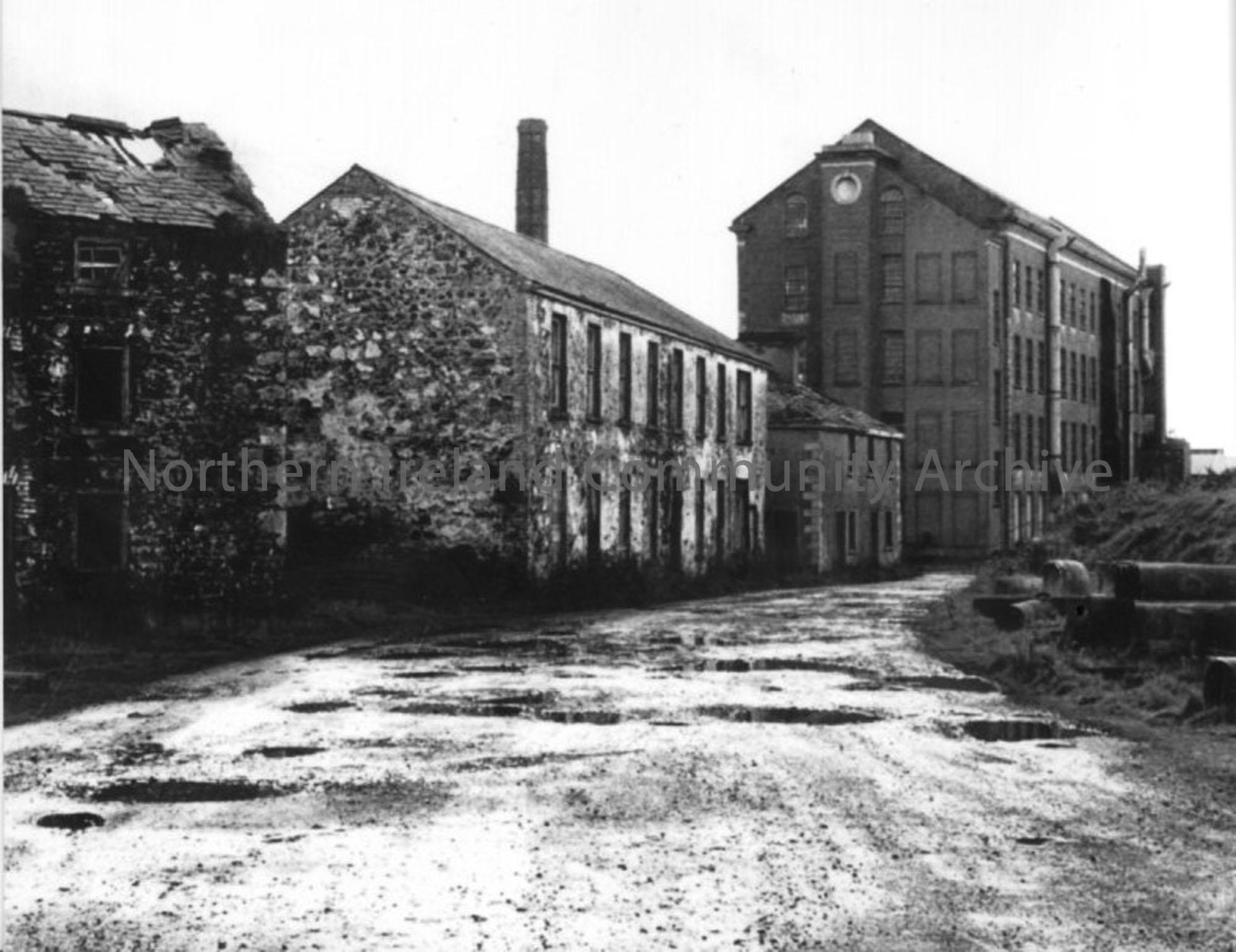 Black and white copy photograph of Balnamore Mill