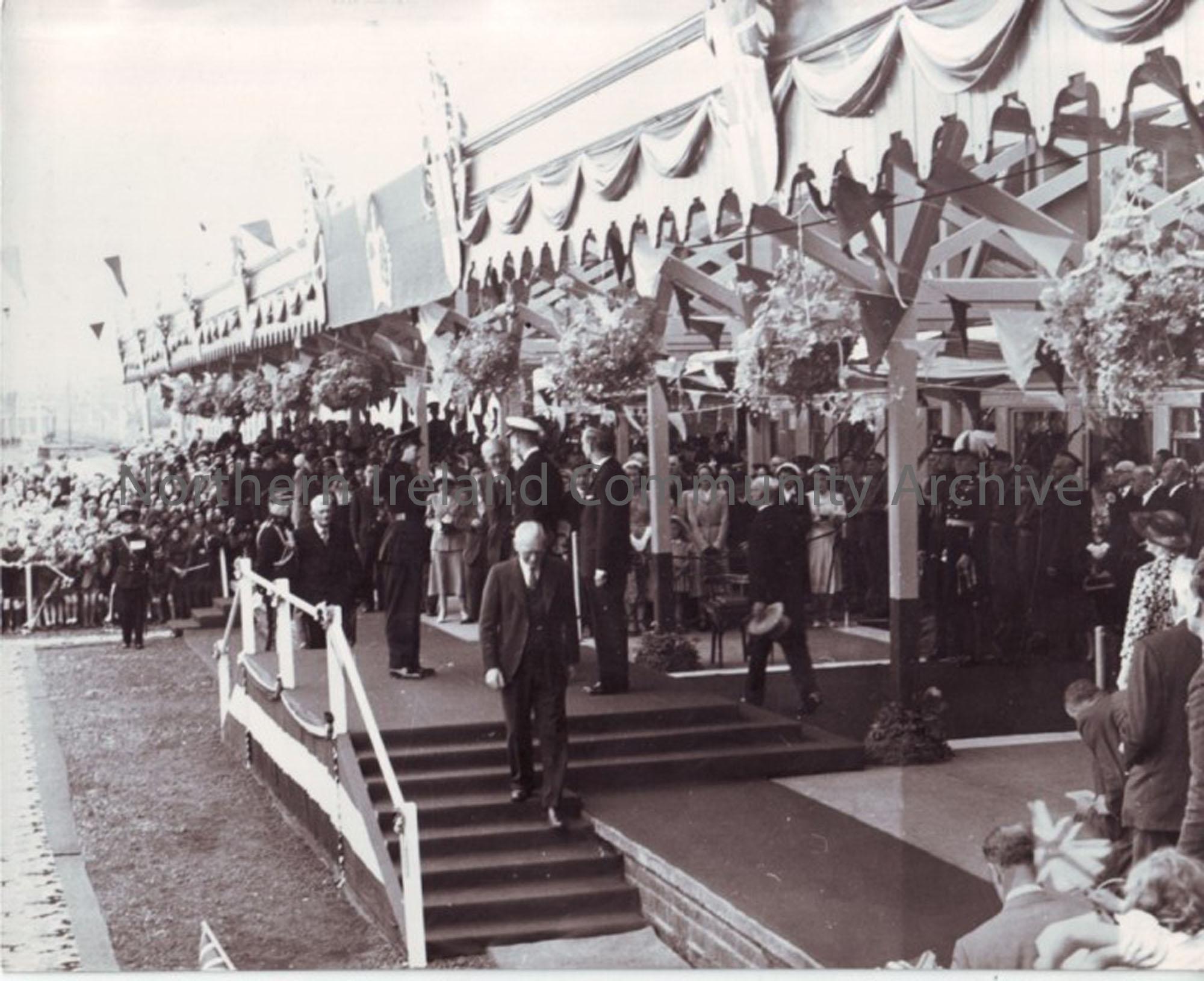 photographs of Queen’s coronation visit to Ballymoney 1953