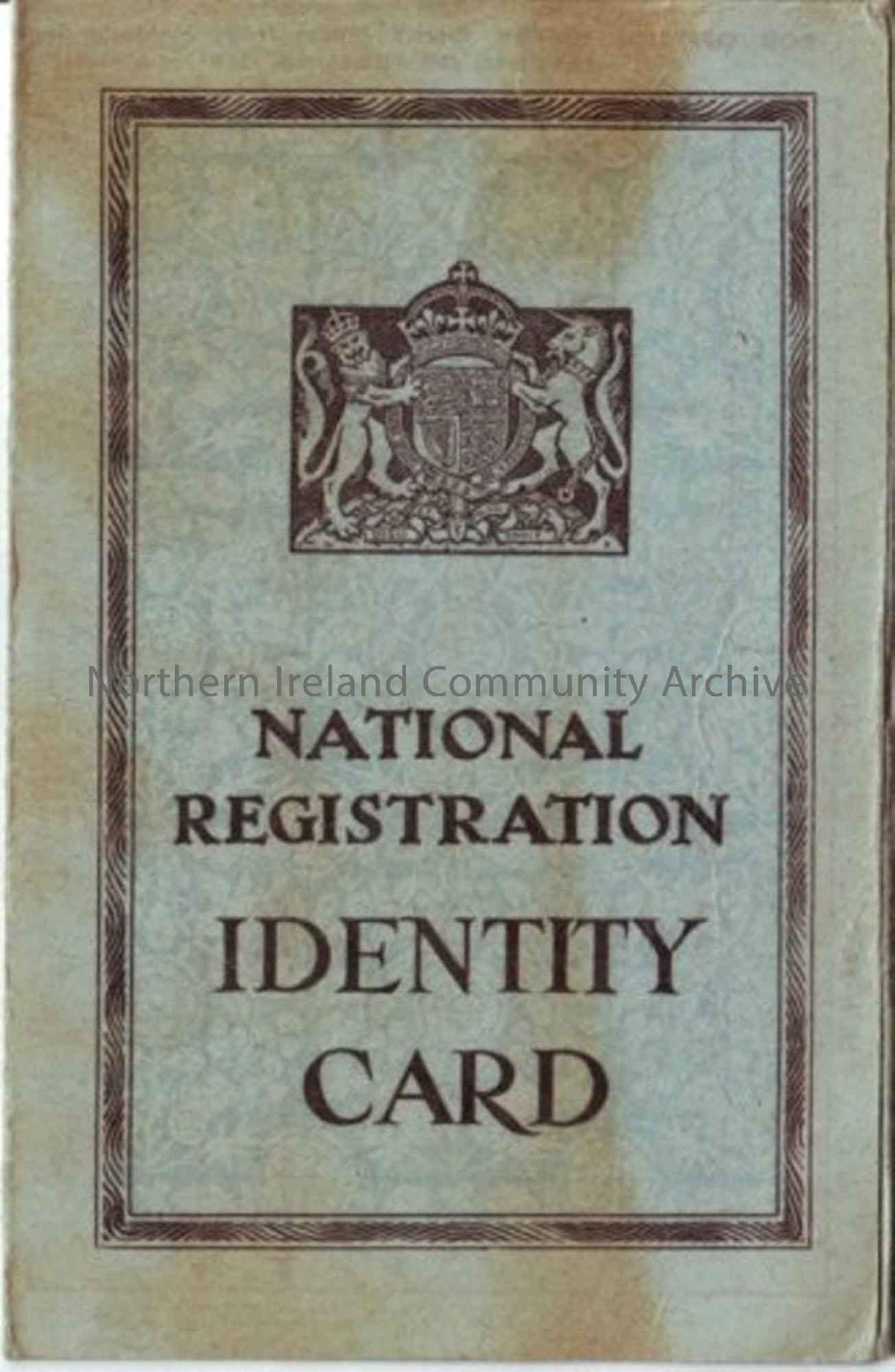 National Registration Identity Card for Ellen D.L. Thomas