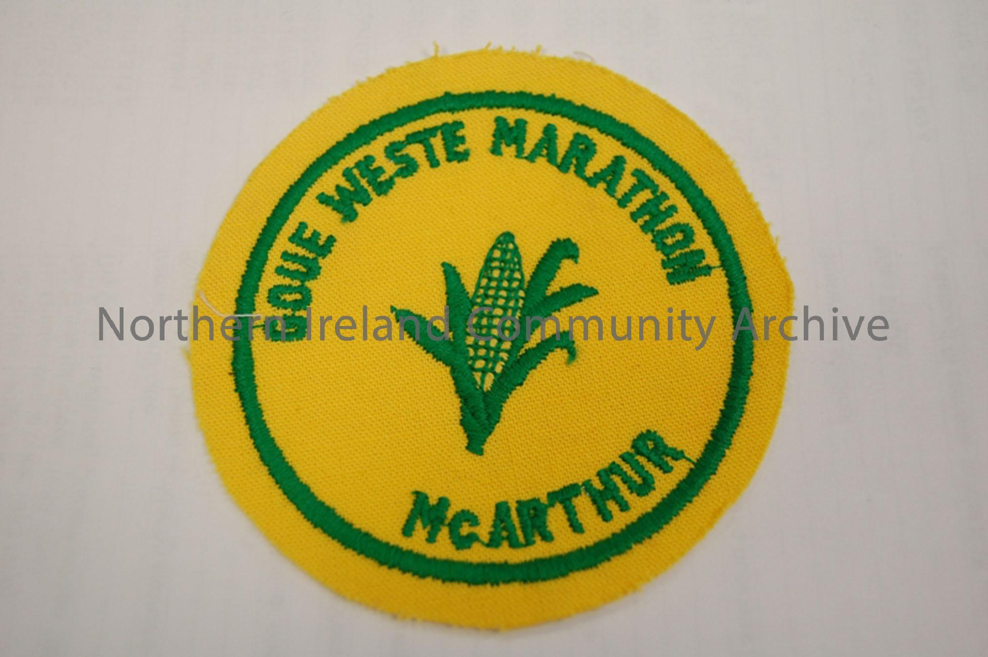 McArthur Goue Weste Marathon fabric patch