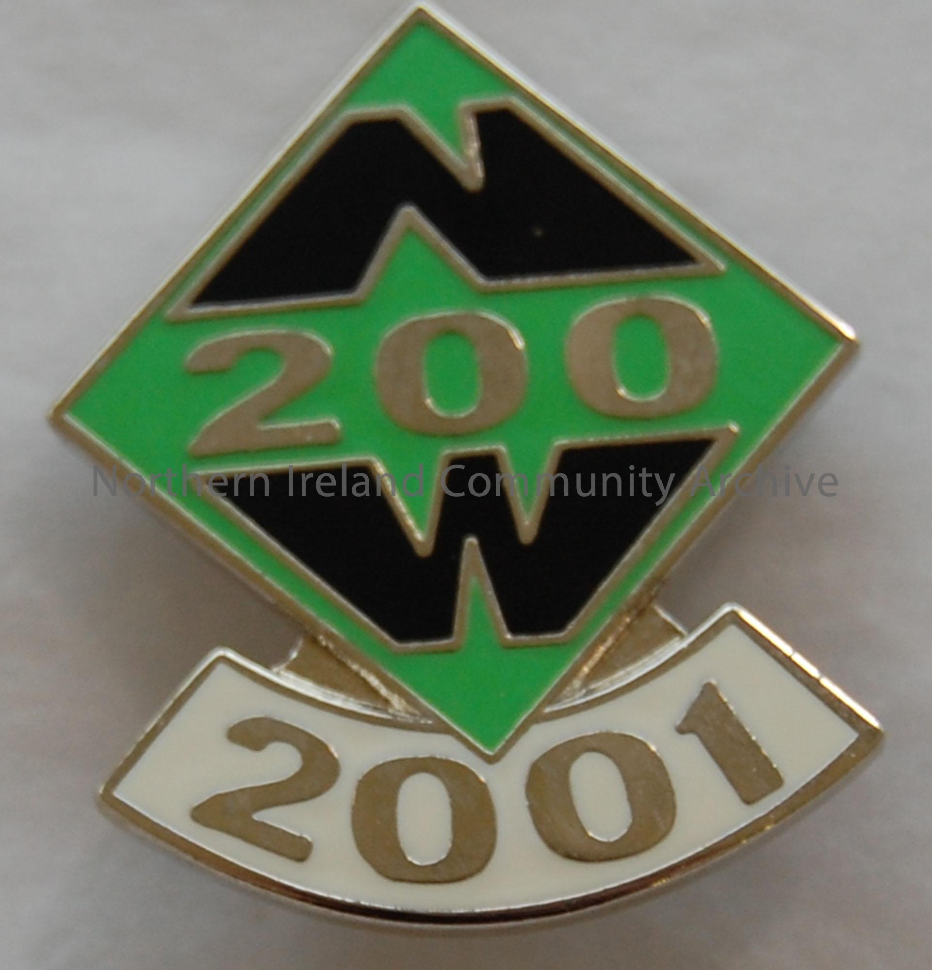 North West 200 badge, 2001