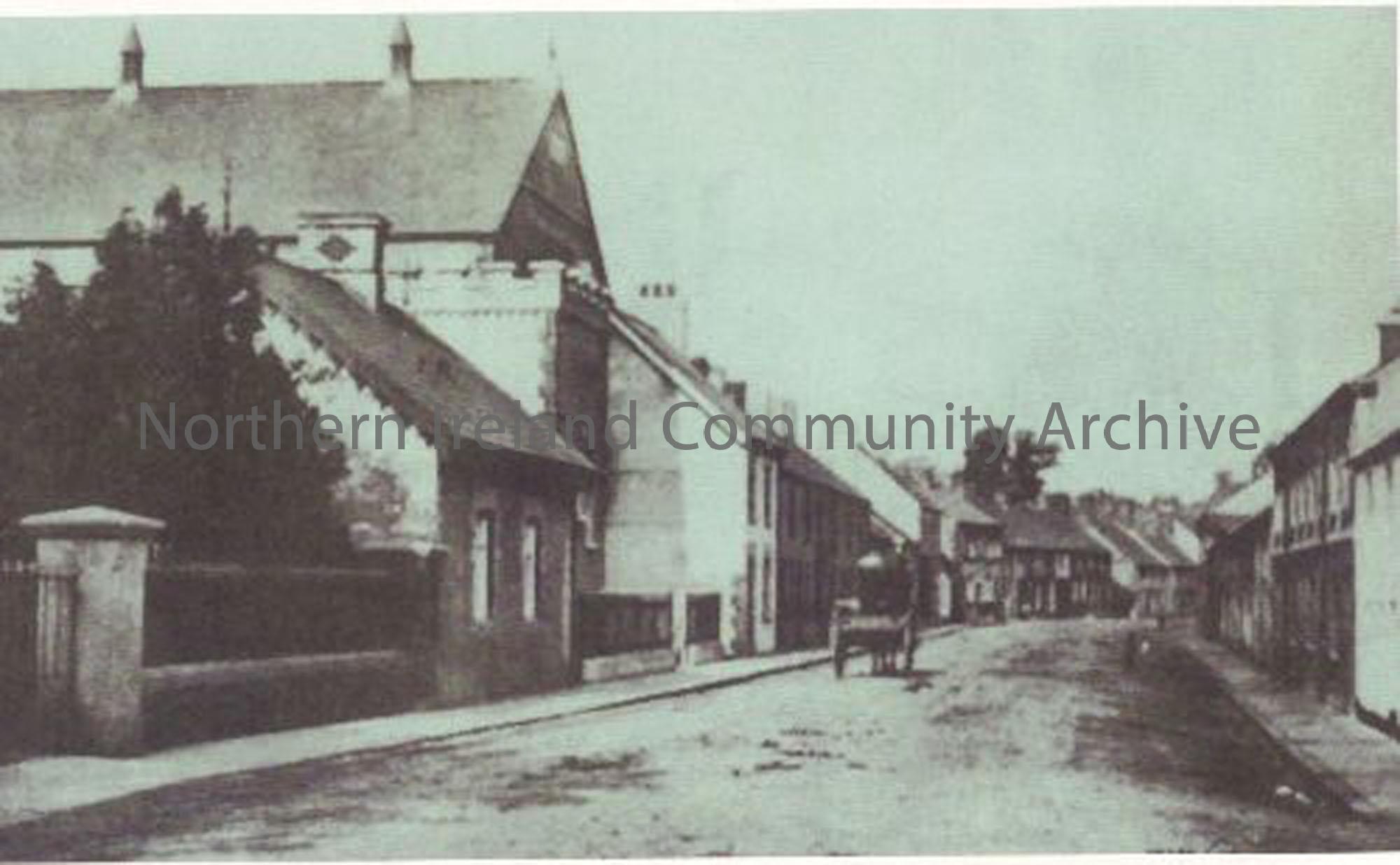1900 showing old parochial hall