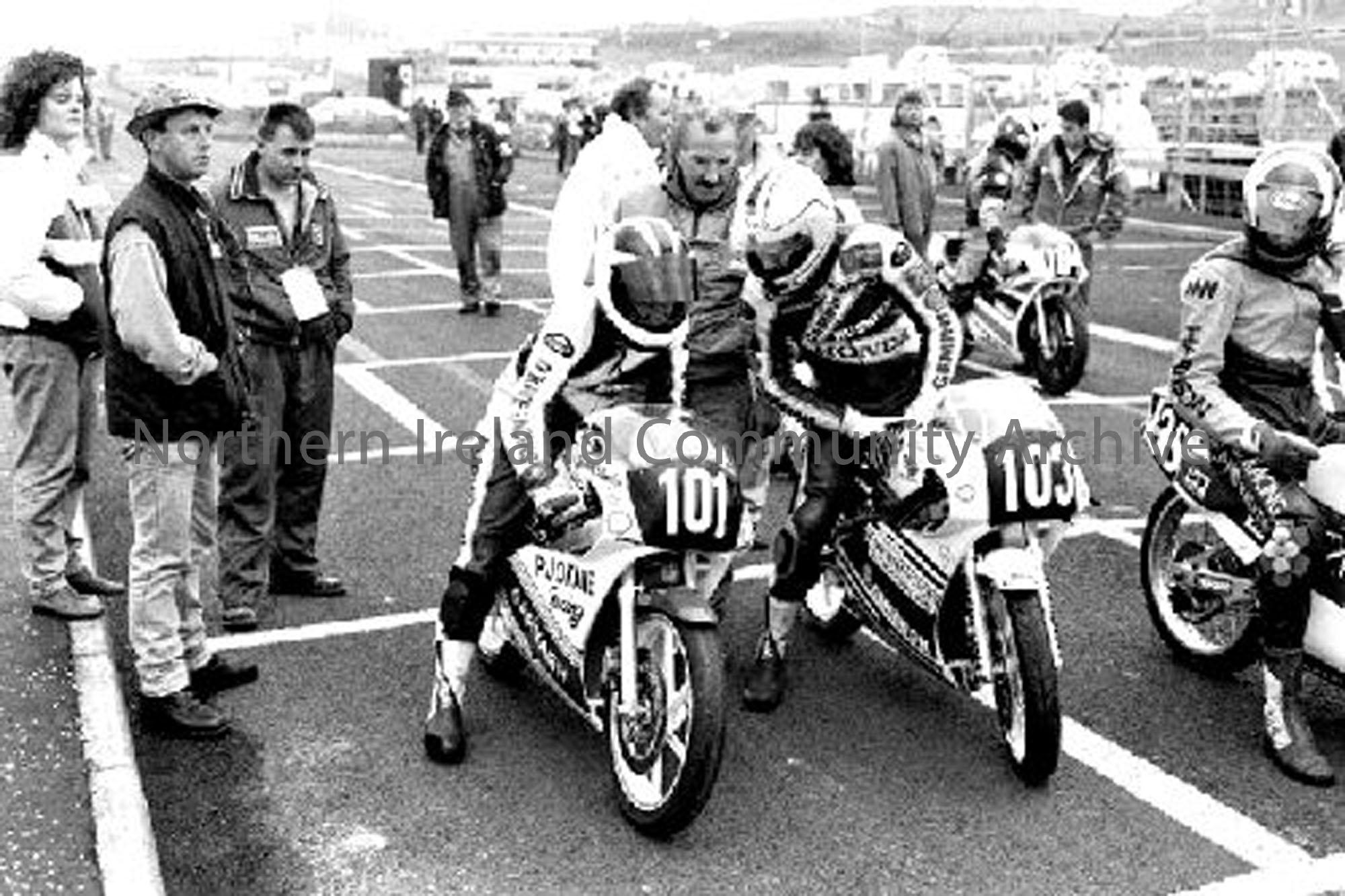Clifford McLean – Robert & Joey, NW200, 125cc race