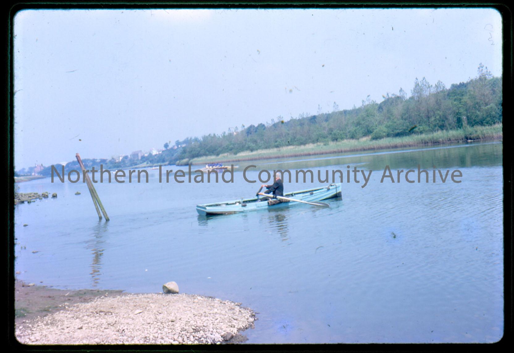 Starters Boat on the River Bann 1967