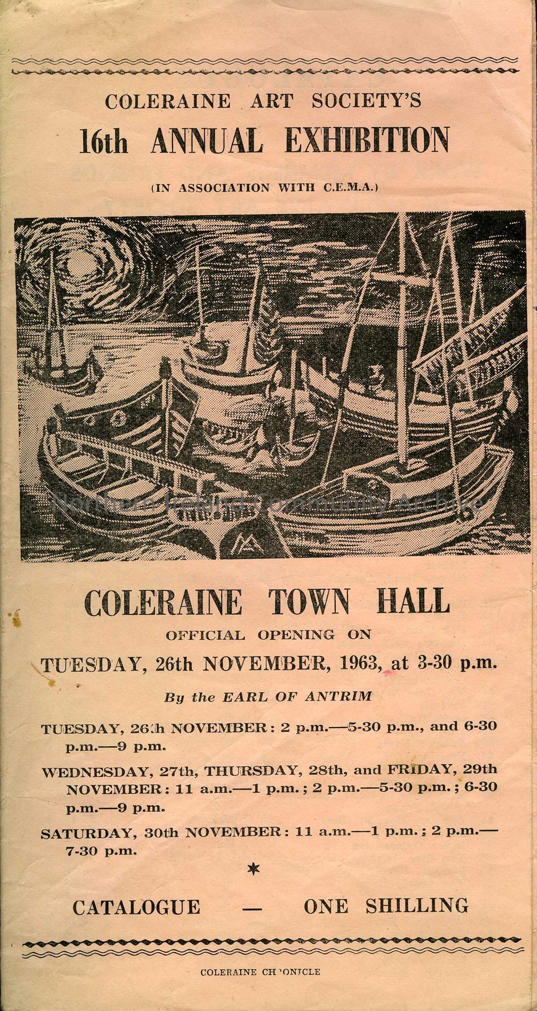 Coleraine Art Society’s 16th Annual Exhibition