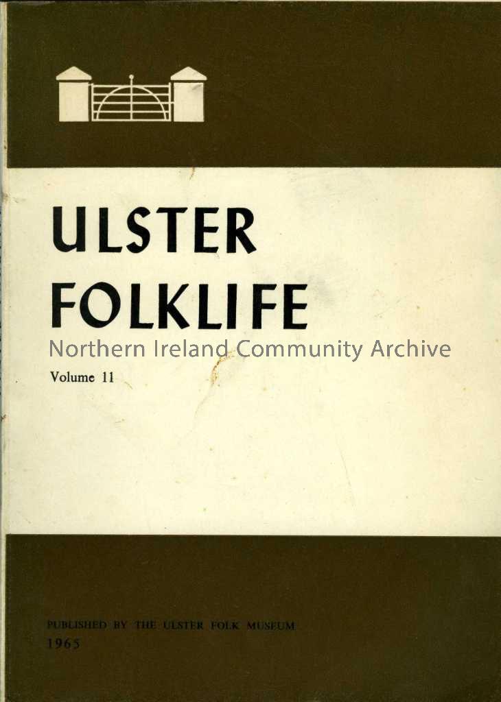 Ulster Folklife Volume 11