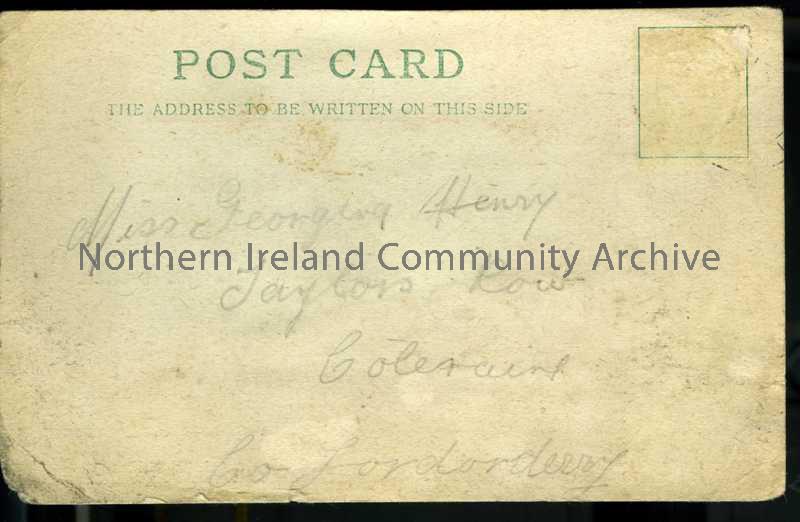 Red Cross postcard – printed with handwritten entries. For notifying next-of-kin of hospitalisation and address to contact. No PO stamp or postage sta… – 160a