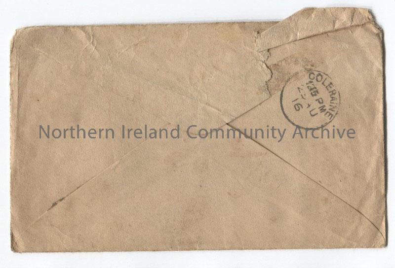 Cream addressed envelope with red censor stamp – 45e