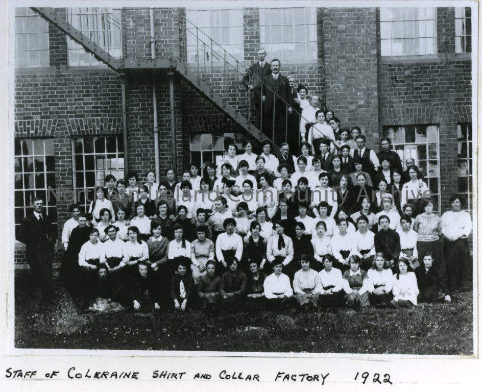 Staff of Coleraine Shirt and Collar Factory, 1922 (5803)