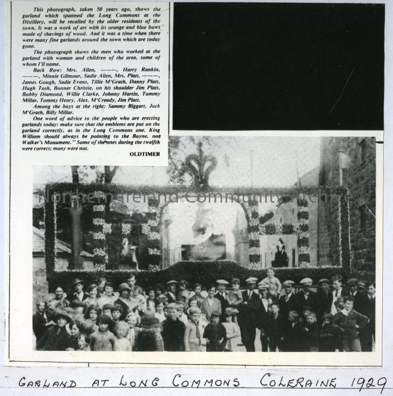 Garland at Long Commons, Coleraine, 1929 (4948)