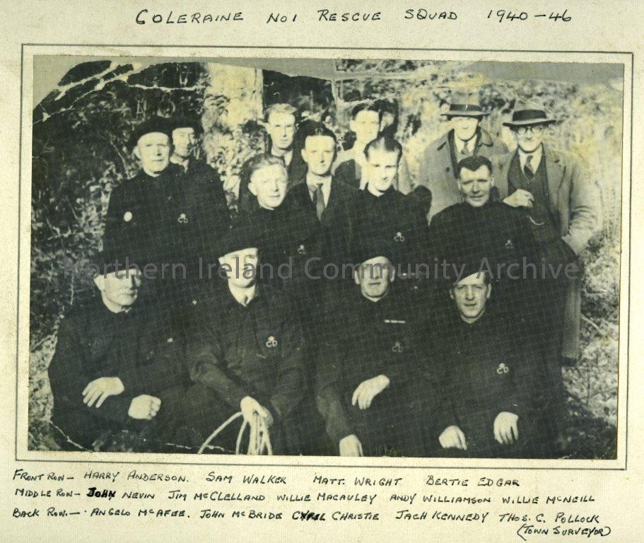 Coleraine Number One Rescue Squad, 1940-1946 (3730)