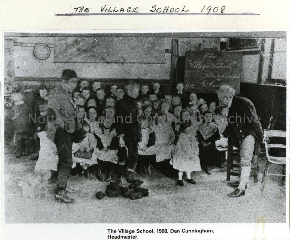 The Village School, 1908, Dan Cunningham, Headmaster (6483)