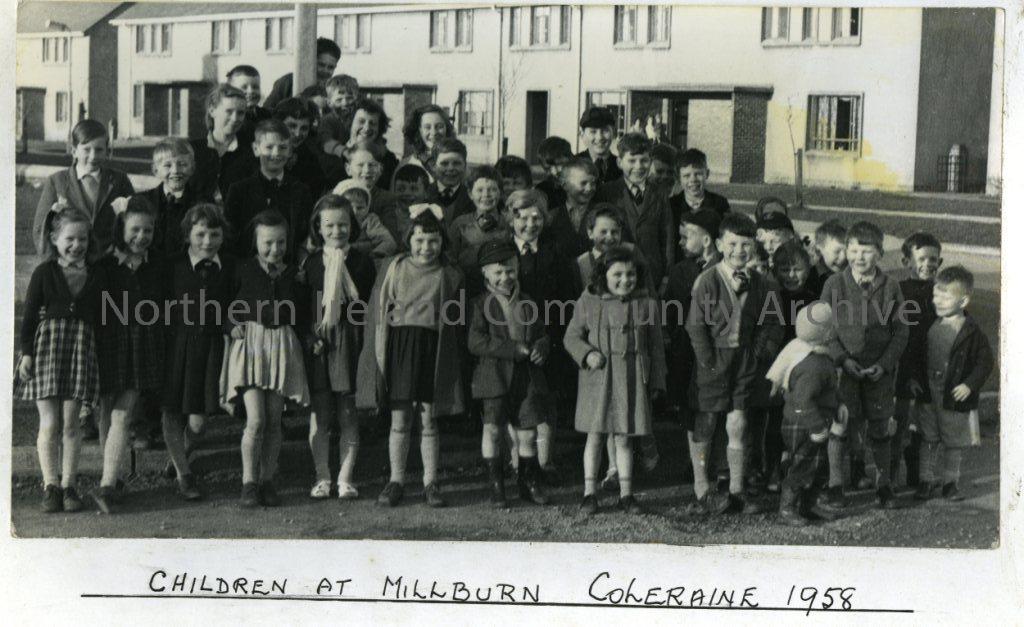 Children at Millburn, Coleraine, 1958 (4643)