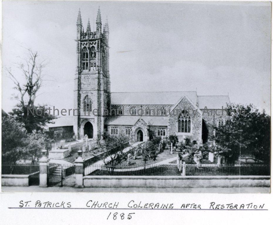 St Patrick’s Church, Coleraine, after Restoration, 1885 (6722)