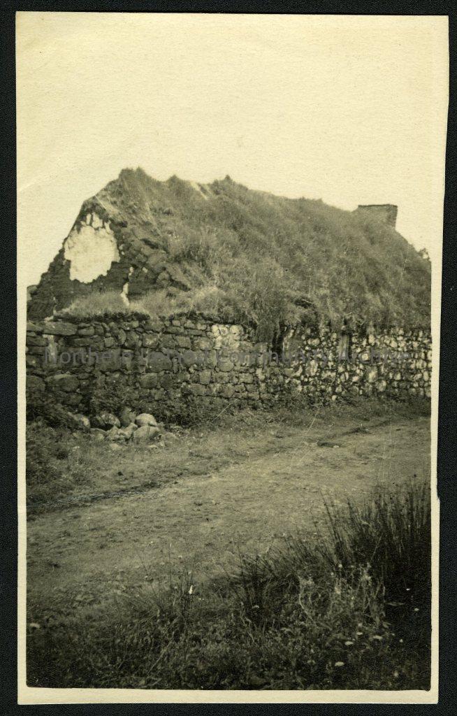 Black and white photograph of John McCauley’s dwelling house (from rear), Garvagh (2424)
