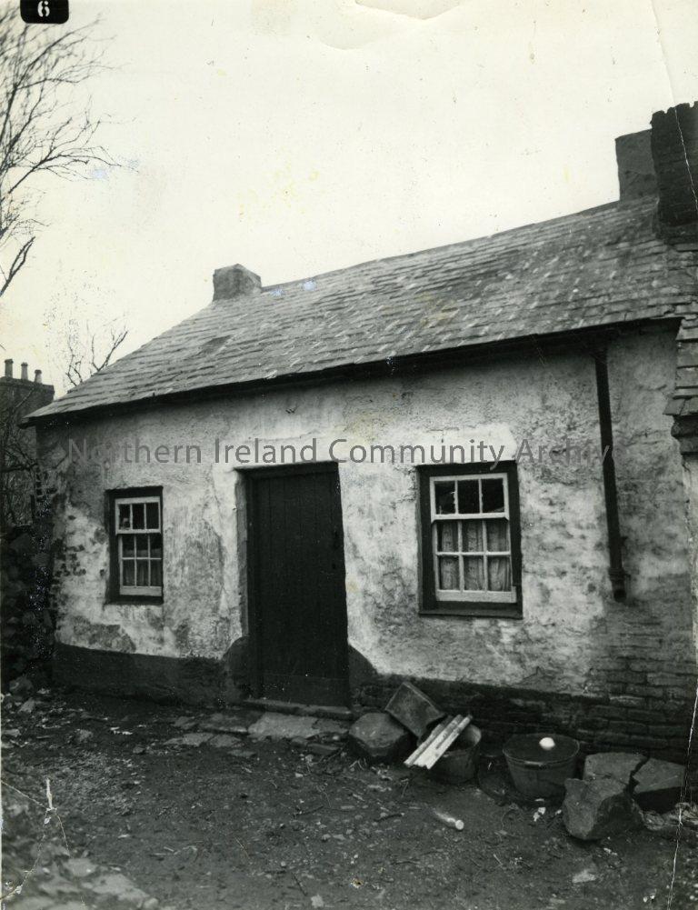 Black and white photograph of 7 Boiling Well Lane, Coleraine, 1957 (4296)