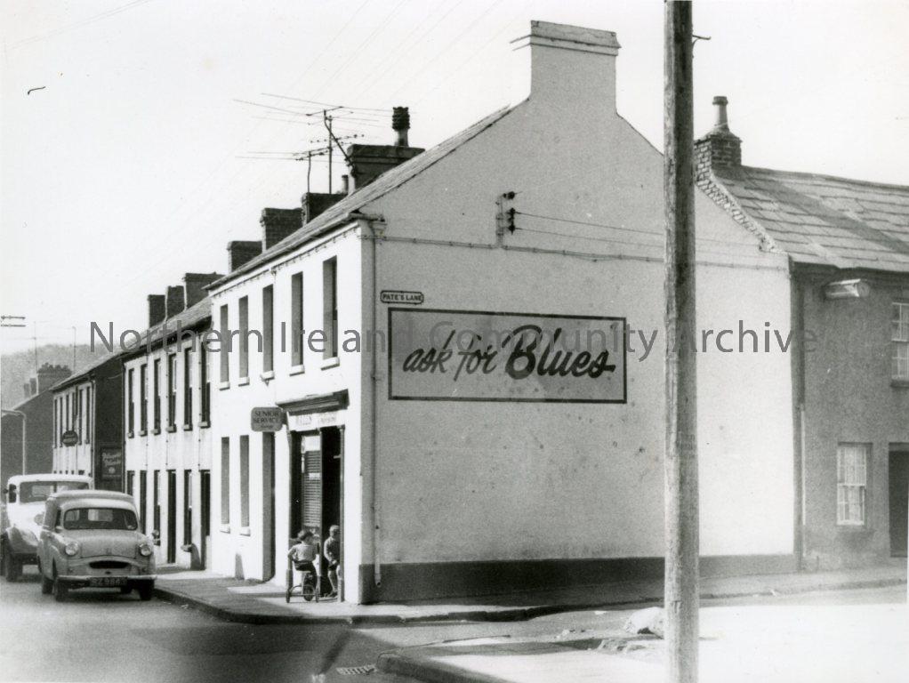 Black and white photograph of No37, 39 & 41 Killowen Street, Coleraine, 1957 (5994)